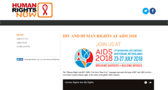 Desktop Screenshot of hivhumanrightsnow.org